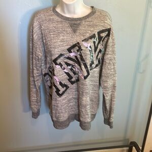 Victoria secret Pink grey sweatshirt